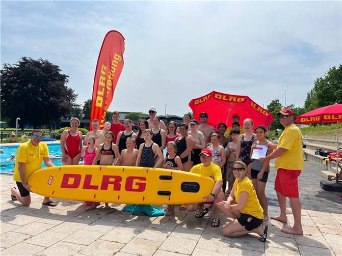 Im Remagener Freibad konnten 20 Abzeichen erworben werden.  Quellen: DLRG Remagen