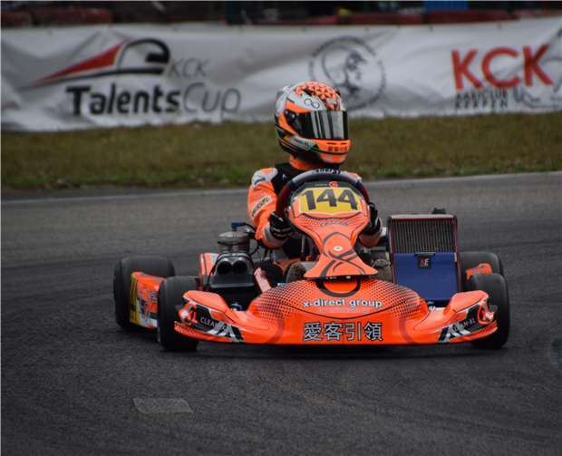 Im Rennen zeigte Enrico meist gute Leistungen.