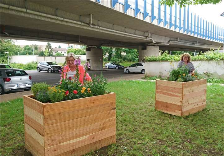 Im Rheintalweg wird es Schritt für Schritt bunter und grüner. Foto: Stadt Neuwied