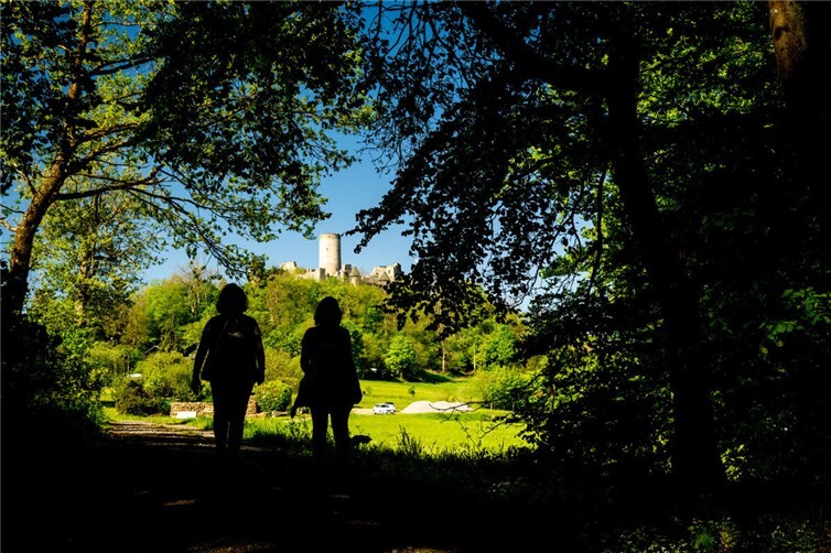 Im Schatten der Burgruine Nürburg