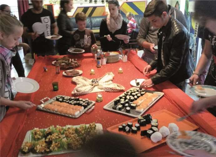 Im Sinziger HoT wurde jüngst asiatisch und mexikanisch gekocht.privat