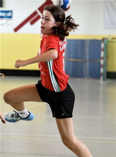 Im Spiel taten sich bei manchen Spielerinnen besondere Stärken heraus.Foto: Anke Bous