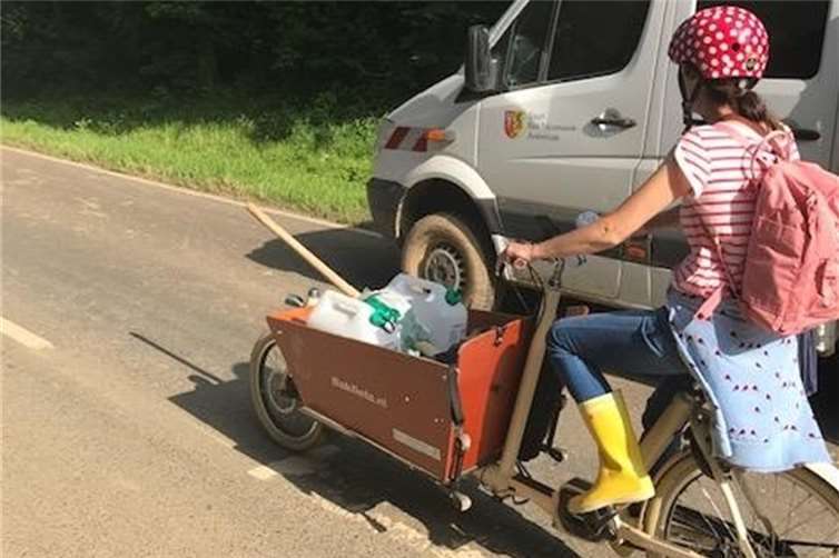 Im Stadtgebiet kann ein Lastenrad eine Alternative zum Zweitwagen darstellen.Foto: Stadtverwaltung