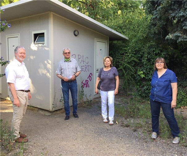 Im Stadtpark soll eine barrierefreie Toilette eingerichtet werden. Foto: privat