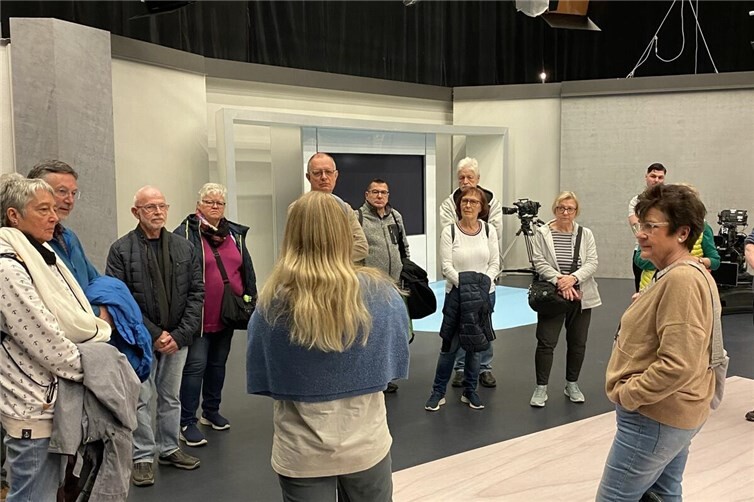 Im Studio des „Morgenmagazins“ unter den Straßen von Köln.