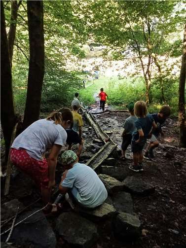 Im Wald gab es viel zu entdecken.  Foto: privat