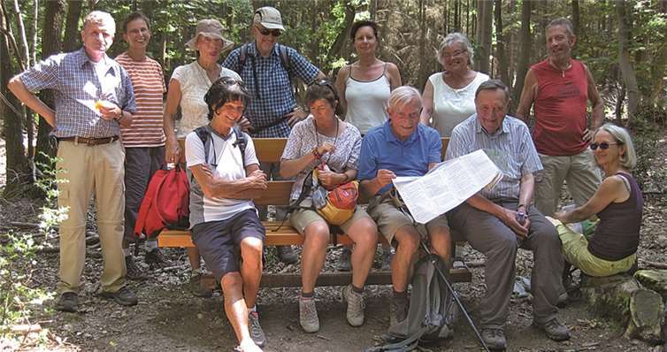 Im Wald zwar schattig, aber auch kaum kühler.Privat
