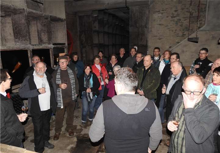 Im Weingut Richard Richter fand die Weinprobe mit einer Führung durch den Betrieb statt.PRivat