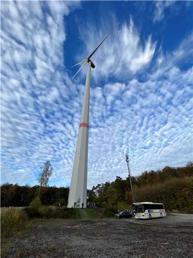 Im Windpark Elz.  Foto: Stefan Gilberg