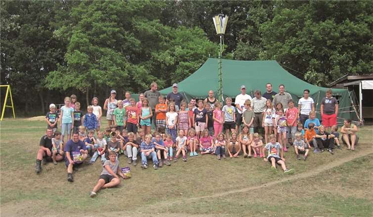 Im Zeltlager war viel Spaß für die Teilnehmer garantiert.