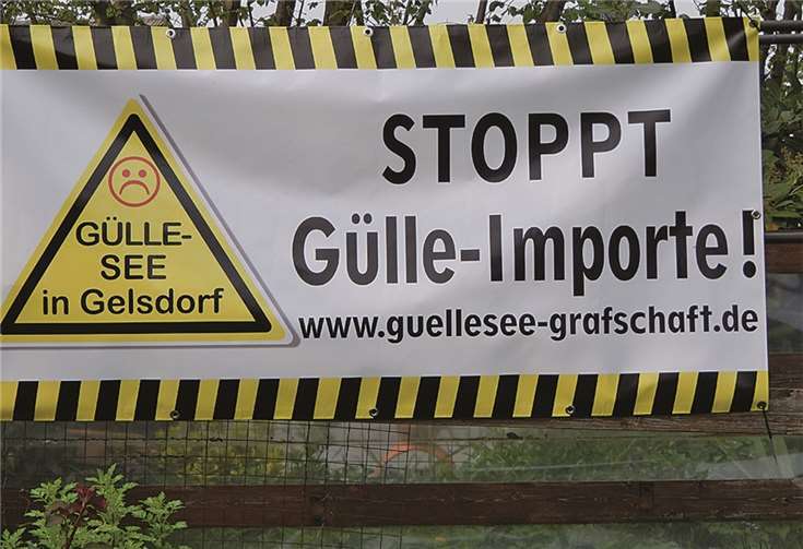 Im Zentrum der Diskussion steht der geplante Güllesee.privat