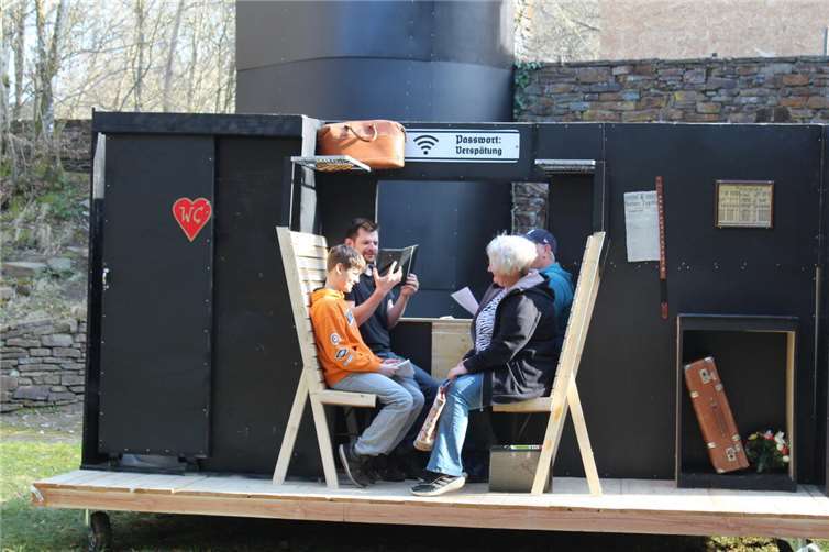 Im Zugabteil nach Berlin.  Foto: privat