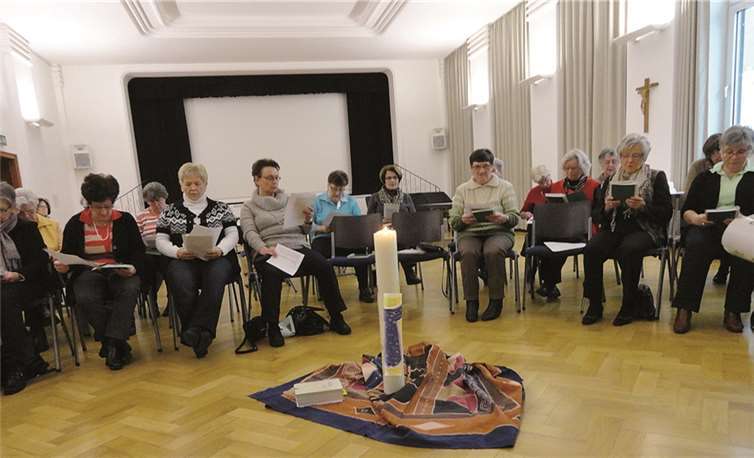Im abschließenden Wortgottesdienst gedachten die Frauen derer, die auch heute noch Schmerz, Leid und Unrecht erfahren.Privat
