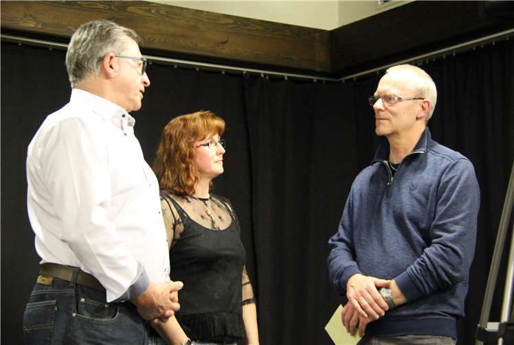 Im anschließenden Interview gaben die Autoren einen Ausblick auf kommende Projekte.