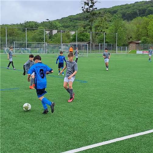 Im ersten Abschnitt war zu erkennen, dass die Jungs vom Rhein auf jeden Fall gewinnen wollten.  Foto: privat