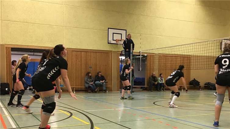 Im ersten Satz gewann Wierschem mit 25:13.privat