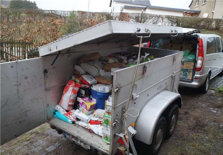 Im kommenden Jahr werden permanent Hilfstransporte von Hausten aus starten. SOT