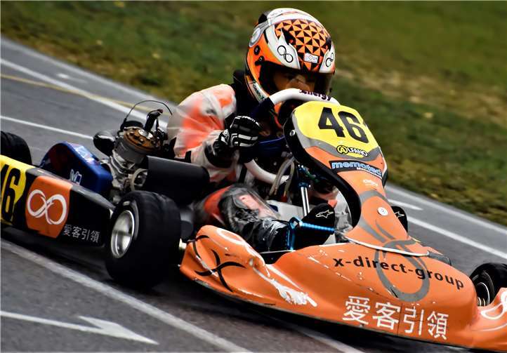 Im neuen Energy Kart zeigte Enrico Förderer auf Anhieb starke Leistungen. Fotos: Storm Photography