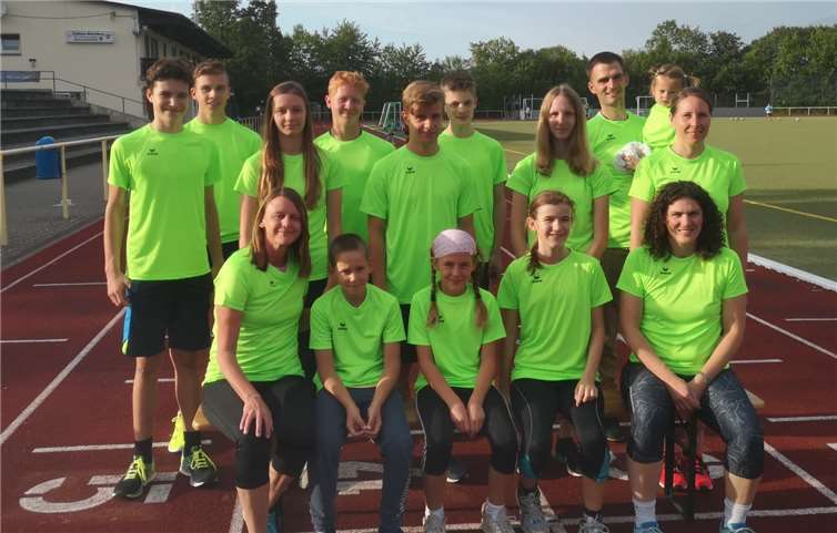 Im schönen „Laubfroschgrün“ sind die VfB'ler schon von weitem zu erkennen. Foto: privat