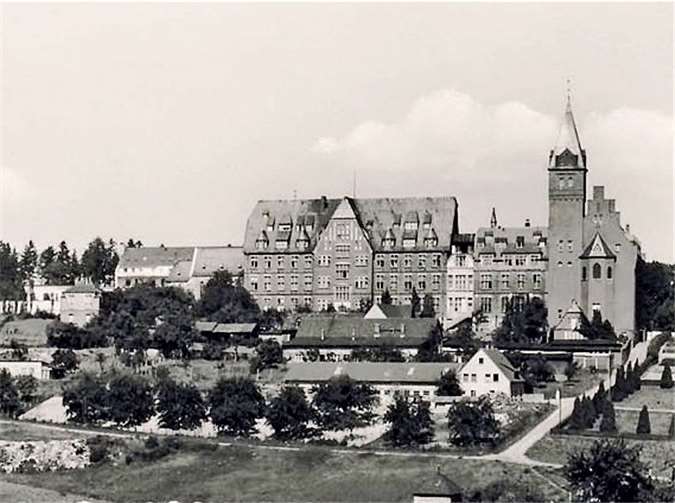 Im sogenannten Caritashaus der Barmherzigen Brüder waren bis Ende der 70er Jahre Behinderte untergebracht.