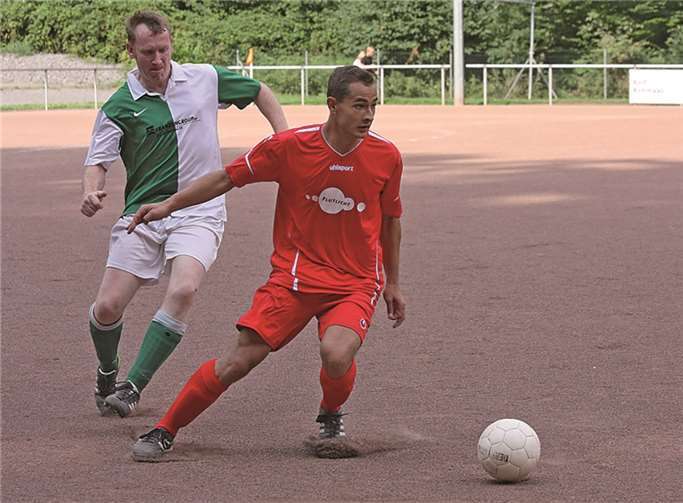 Immer einen Schritt früher am Ball. Tobias Wilkening zeigte eine gute Leistung und erzielte zwei Tore. privat