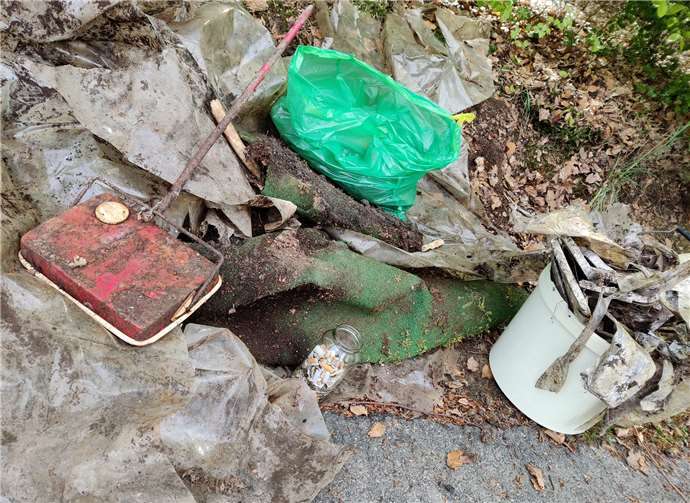 Immer wieder wurden wilde Mülldeponien entdeckt.