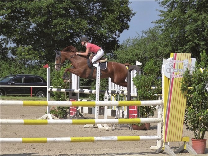 Impression vom Springen privat
