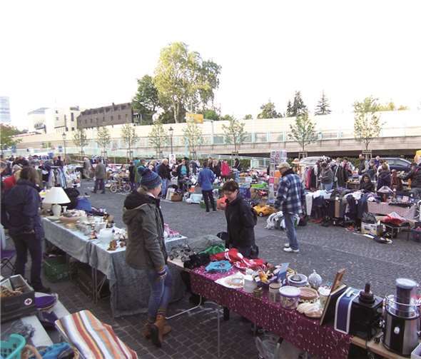 Impression vom letzten Flohmarkt privat