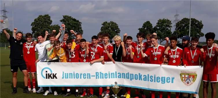 In Andernach hatte die U17 der SF Eisbachtal allen Grund zur Freude.