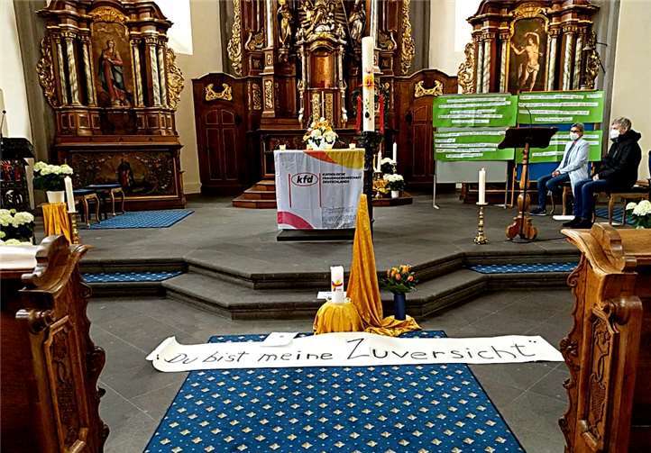 In Bad Breisig fand am Frauentag (17. April) ein Gottesdienst unter dem Motto „Du bist meine Zuversicht“ statt. Foto: privat