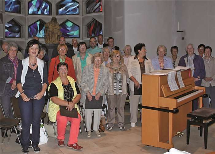 In Bonn unterstützte der Chor die International Catholic Chaplaincy. privat