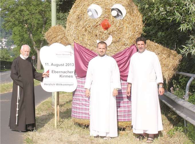 In Ebernach bereitet man sich auf die Kirmes vor.Privat
