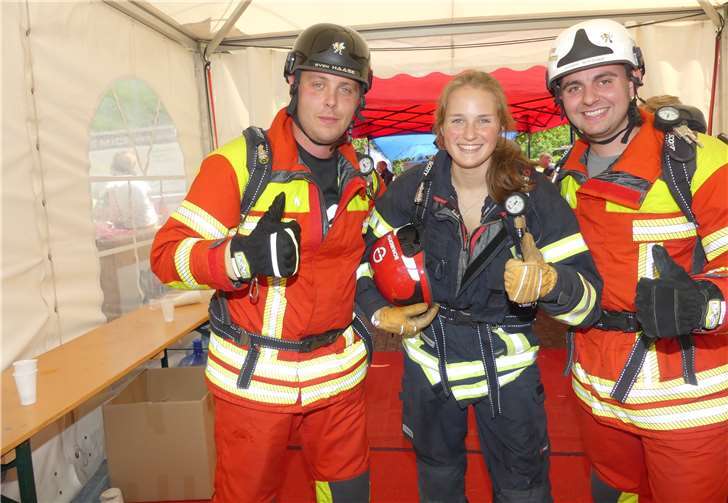 In Ediger-Eller fand in diesem Jahr die 6. Mosel Firefighter Combat Challenge mit einem international besetzten Teilnehmerfeld statt. Fotos: TE