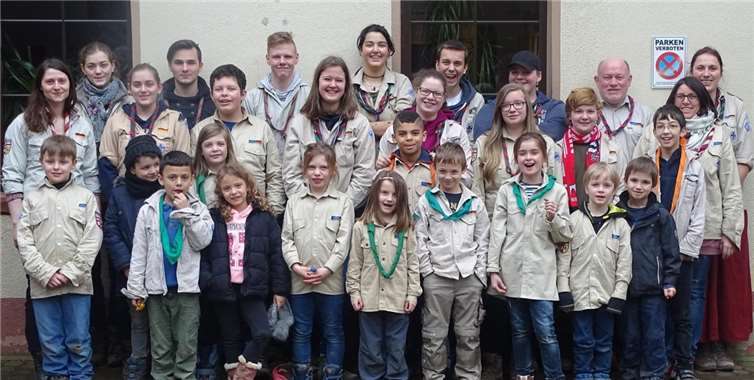 In Egershausen verbrachten die Wölflinge ihr Meutenwinterlager.privat