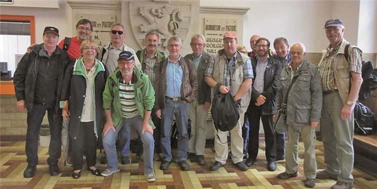 In Fond-de-Gras konnten die Ahrtalbahnfreunde die historische „Train 1900“ besichtigen. privat