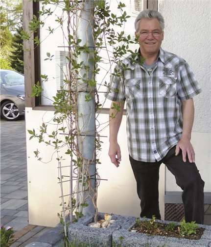 In Haus und Garten fühlt sich Ewald Zimmermann nach einem erfüllten, aber auch aufreibenden Berufsleben heute mit am wohlsten. WM