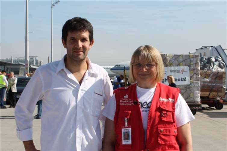 In Iberia vor Ort: Raphael Marcus und Sabine Kirchner Foto: Numedica