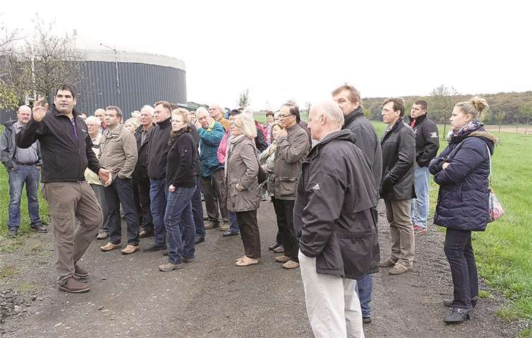 In Kaschenbach konnte die CDU-Mitglieder die Vielseitigkeit der landwirtschaftlichen Nutzung erleben. privat