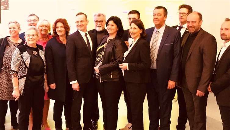 In Kirchberg trafen sich die FDP - Politiker zum Neujahrsempfang. Gastredner war der rheinland-pfälzische Wirtschaftsminister Dr. Volker Wissing. Fotos: FDP