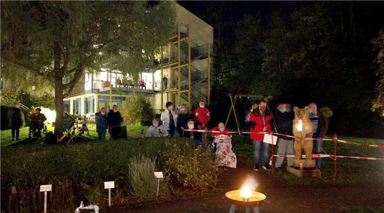 In Kloster Ebernach musste der gewohnte Martinsumzug entfallen.Fotos: Kloster Ebernach