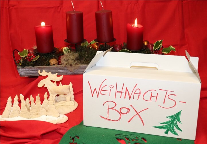In Kooperation mit dem Kulturverein Mittelahr e.V. entstand die Idee, eine Kiste mit weihnachtlichen Kreativangeboten zusammen zu stellen.Foto: privat