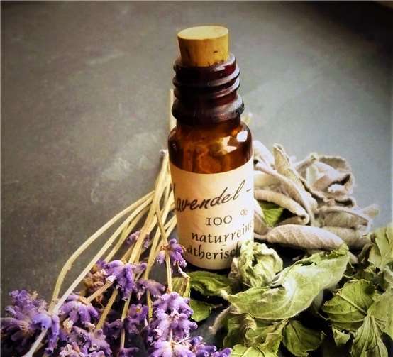 In Lavendel befinden sich ätherische Öle.privat