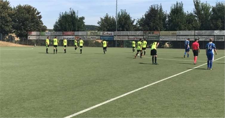 In Leimersdorf gab es für die Reserve etwas zu feiern.privat