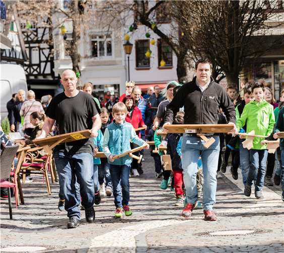 In Linz finden Karfreitag und -samstag wieder die Klapperläufe statt.Foto: Heinz-Werner Lamberz, Creativ Picture