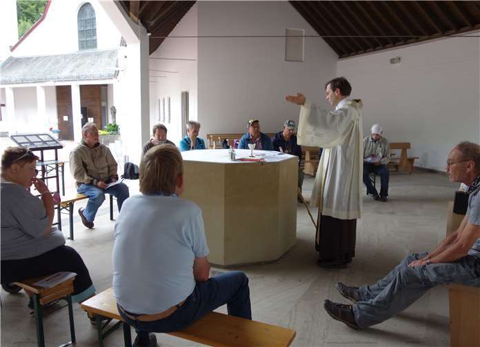 In Maria Martental wurde gemeinsam Gottesdienst gefeiert. Fotos: privat