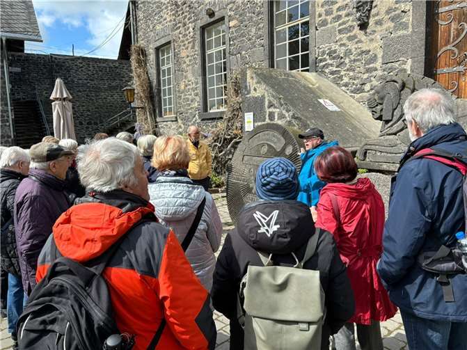 In Mendig gab es ebenso umfangreiche wie beeindruckende Informationen rund um die Lava-Landschaft. Foto: Karin Wilbert/Nina Ketzner