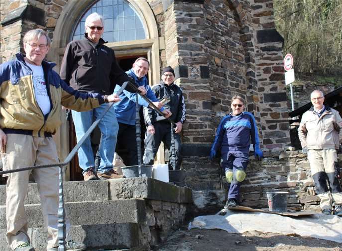 In Moselkern ist immer etwas zu tun – und sie packen es an! Foto: Heinz Kugel
