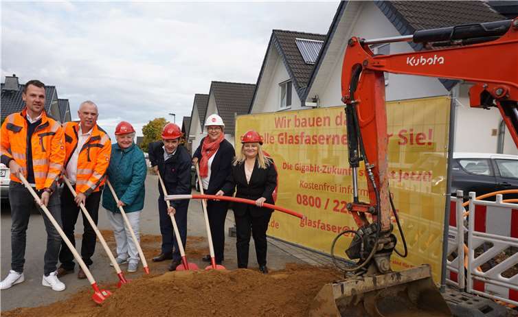 In Odendorf werden bald knapp 50 Haushalte vom gigaschnellen Glasfaseranschluss profitieren. Foto: Gemeinde Swisttal