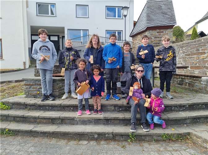 In Ramersbach wurde der alte Brauch des Klapperns gepflegt. Foto: privat