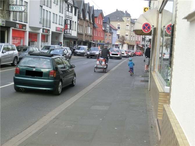 In Sachen Fahrradwege ist leider in den letzten sieben Jahren nicht sehr viel passiert.  Foto: SPD Rheinbach